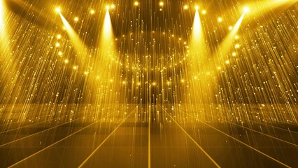 gorgeous led lights flashing award stage background.