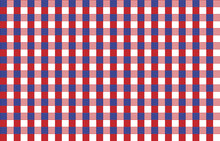 American Flag Seamless Colorful Tartan Check Plaid Pattern. Checkered Fabric Texture Background