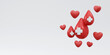 © Kwanchanok - 3D Rendering of blood drop with red cross sign with copy space background, banner, card, poster concept of world blood donation day. 3D Render illustration cartoon style.