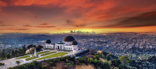 Fototapete - Griffith Observatory Los Angeles