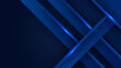 © Salman - Modern professional blue vector abstract technology business background with lines and geometric shapes