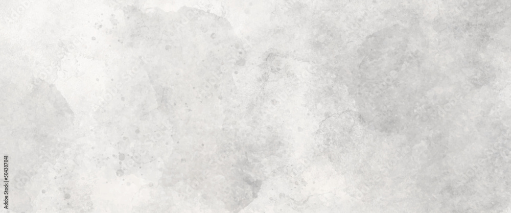 Gray abstract watercolor painting textured on white paper background ...
