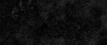 Stone Black Texture Background. Dark Cement, Concrete Grunge. Tile Gray, Marble Pattern, Panorama Dark Grey Black Slate Background Or Texture. Panorama Black Slate Background.