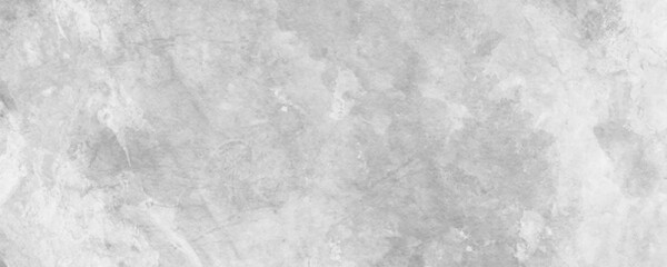 Wall Mural - gray abstract watercolor painting textured on white paper background, art abstract surface grey wate
