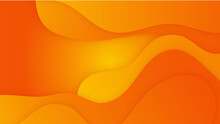Modern Abstract Background Design, Orange Wallpaper Vector.