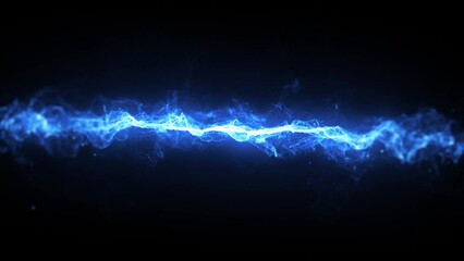 Wall Mural - shockwave explosion particles background loop/ 4k animation of an abstract space shockwave particles