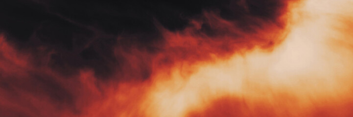 Wall Mural - the red sky background looked like smoke and fire. bomb violent. for wallpaper, backdrop and design.