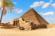 Mastaba of Seshemnefer IV and the Pyramid of Cheops, Egypt, Giza