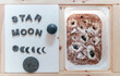 © Lexia Frank/Stocksy - outer space sensory play with craters full table