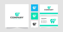 Dental Puzzle Doctor Logo Design Inspiration And Business Card