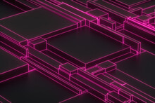 Neon Technology Background