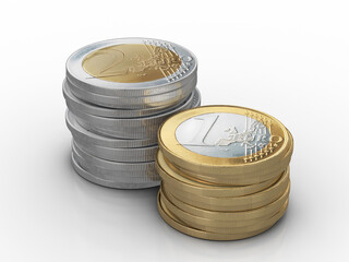 Euro coins