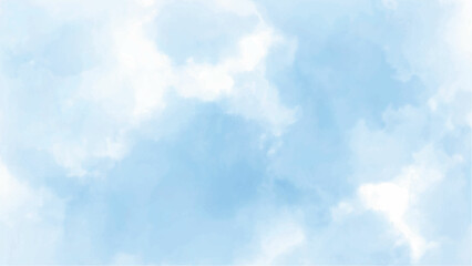 Wall Mural - blue sky with white cloud. blue background. the summer sky is colorful clearing day and beautiful na