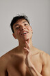 © Javier Díez/Stocksy - Man after skincare routine
