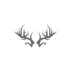 Wall Mural - Antler logo icon design illustration