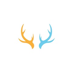 Wall Mural - Antler logo icon design illustration