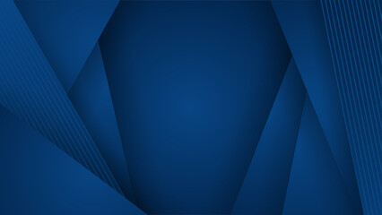 abstract dark blue background, line triangle hexagon structure pattern