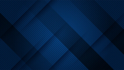 3d abstract dark blue background with dots pattern vector design, technology theme, dimensional dott