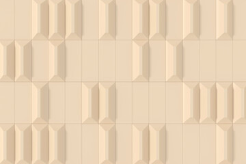 Wall Mural - abstract background of modern tile wall. 3d rendering.