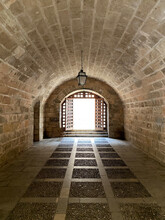 Open Doors In Arched Vault