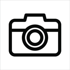 camera icon, flat photo camera vector spread out. modern simple snapshot photo sign. instant photo i