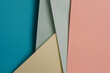 © Cosma Andrei/Stocksy - Abstract background with colorful flat shapes