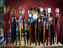 Artists Paint Brushes.