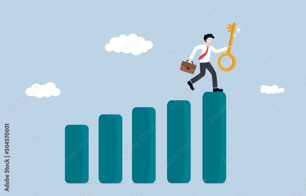 Discovering key to business success, creative solution to solve ...