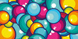 Vector colorful design bubbles background