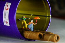 Clown On The Wafer, Miniature Figure 1:87 Scale
