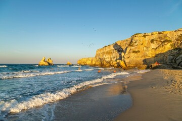 Wall Mural - Landscape view near Torre dell Orso, Italy