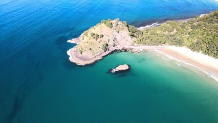 Wall Mural - Private beach in New Zealand's Coromandel Peninsula