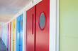 © Anthony SEJOURNE - Cabines de plage de toutes les couleurs