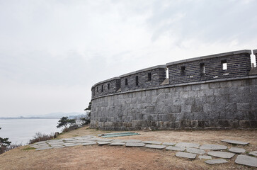 Wall Mural - Gwangseongbo is an old fortress in Ganghwa-do, Korea.
