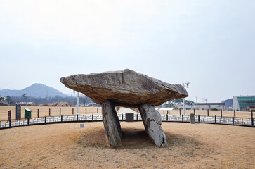 Wall Mural - Ganghwa Dolmen is a large and very famous cultural asset.
