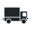 © Skydot - Truck icon. Simple solid style. Glyph symbol. Shipping car, delivery concept. Vector illustration isolated on white background. EPS 10.