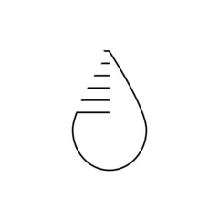simple hydrometer logo illustration design