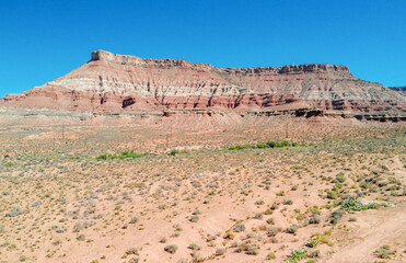 Wall Mural - Amazing aerial view of beautiful canyon on a sunny summer day