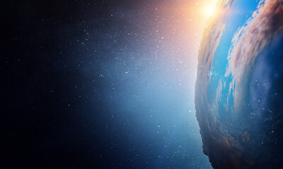 Wall Mural - image of outer space. . mixed media
