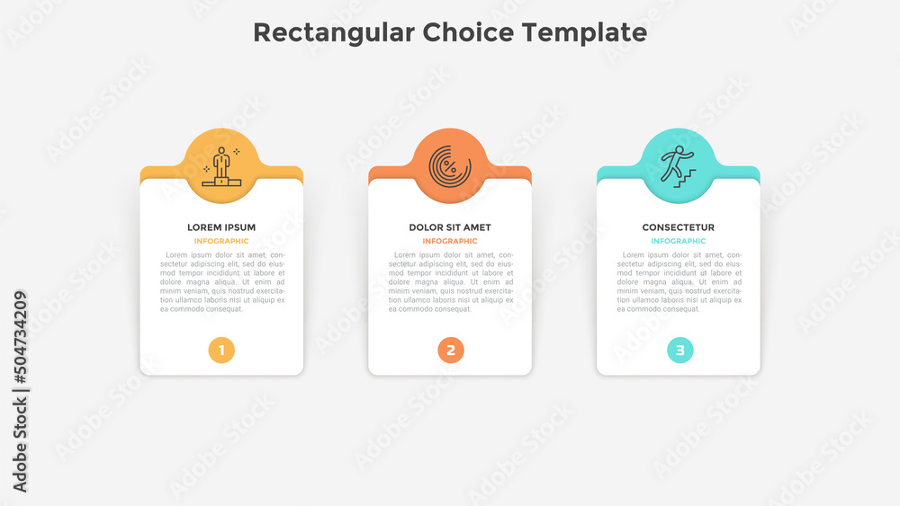 Modern Infographic Vector Template Stock Vector | Adobe Stock