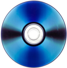 DVD Over White