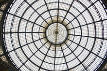 Glass Dome Of Vittorio Emanuele II Gallery In Milan