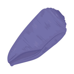 Wall Mural - purple shell icon