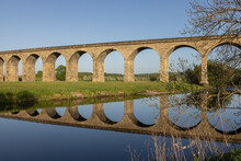 Arthington Viaduct Reflection In The Water Arthington, Otley