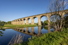 Reflection In The Water Of Arthington Viaduct, Arthington, Otley