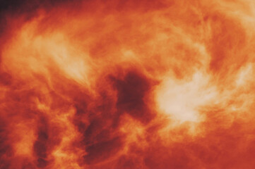 Wall Mural - the red sky background looked like smoke and fire. bomb violent. for wallpaper, backdrop and design.