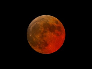 Wall Mural - super blood moon total eclipse