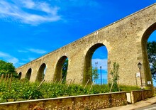 Roman Aqueduct In Louveciennes Near Paris