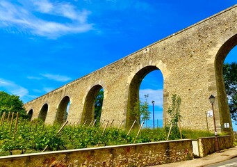 Wall Mural - roman aqueduct in Louveciennes near Paris