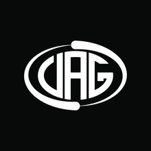 DAG Letter Logo Design On Black Background. DAG Creative Initials Letter Logo Concept. DAG Letter Design. 